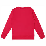 Girls Round Neck Full Sleeves Printed Sweatshirt with Comfortable Winter Casual Styling and Regular Use Appeal