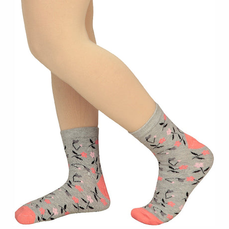 Bodycare Womens Mid Calf Printed Socks Pack Of 2