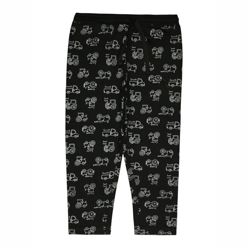 Boys Printed Track Pant for Casual Wear, Lounge Comfort, Easy Movement and Regular Wardrobe Use - Pack of 1