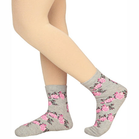 Bodycare Womens Mid Calf Printed Socks Pack Of 2