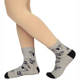 Bodycare Womens Mid Calf Printed Socks Pack Of 2