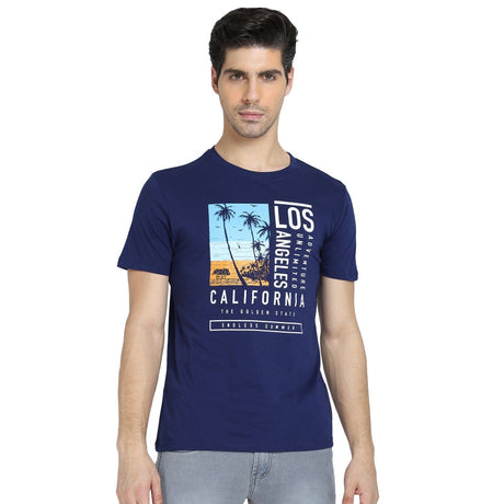 Men T-Shirt Round Neck Half Sleeves