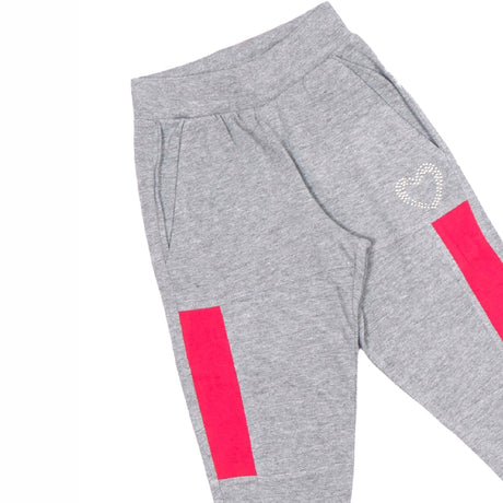 Girls 100% Cotton Track Pant Side Pockets