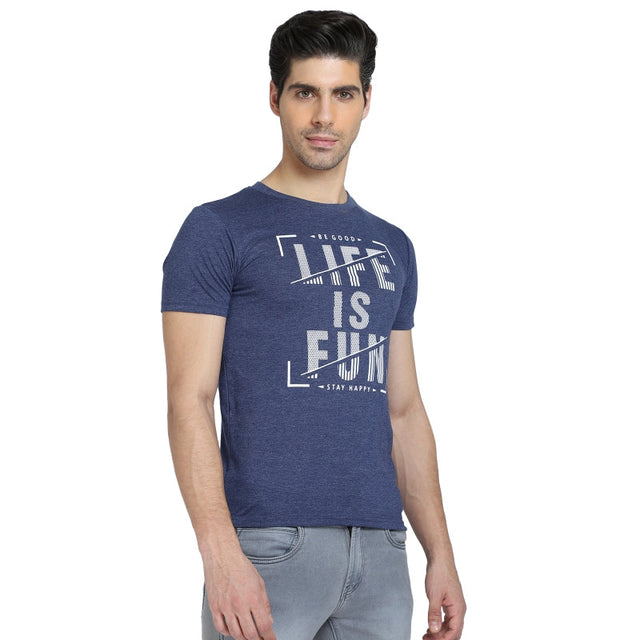Men T-Shirt Round Neck Half Sleeves - Bodycare