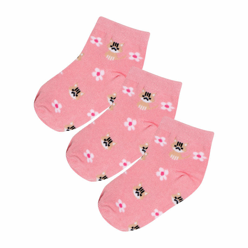 Bodycare Girls Printed Socks Pack Of 3