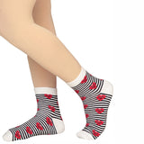 Bodycare Womens Mid Calf Printed Socks Pack Of 2