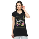 DYCA Women T-shirt Round Neck Half Sleeves