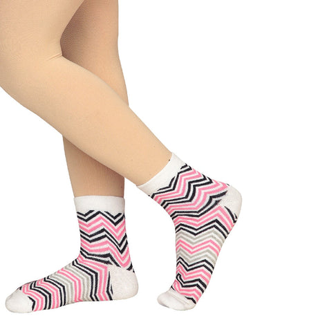 Bodycare Womens Mid Calf Printed Socks Pack Of 2