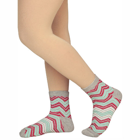 Bodycare Womens Mid Calf Printed Socks Pack Of 2