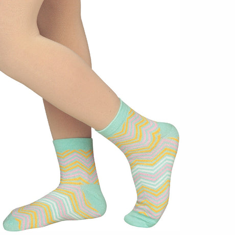 Bodycare Womens Mid Calf Printed Socks Pack Of 2