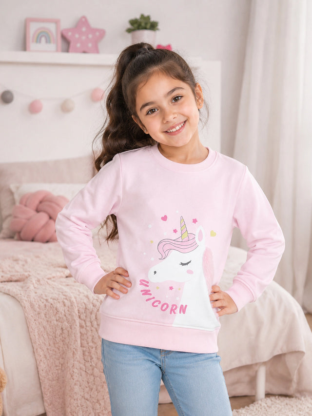 Girls Sweatshirt for Casual Wear, Warm Layering Comfort, Everyday Use and Practical Wardrobe Essentials