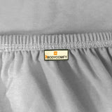 Bodycomfy 100% Cotton Hosiery Single bed Fitted Bedsheet – Geometric Print