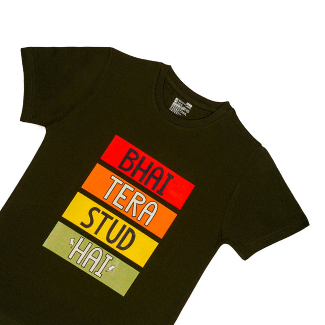 Boys 100% Cotton Round Neck Half Sleeves T-Shirt for Casual Wear, Everyday Comfort and Regular Wardrobe Use