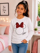 Girls Sweatshirt for Casual Wear, Warm Layering, Everyday Comfort and Regular Wardrobe Essentials for Daily Use