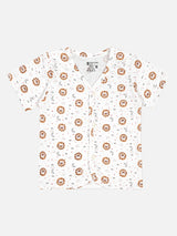 Baby 100% Cotton Spandex Front Open Half Sleeves Short Suit for Everyday Comfort, Easy Dressing and Regular Wear