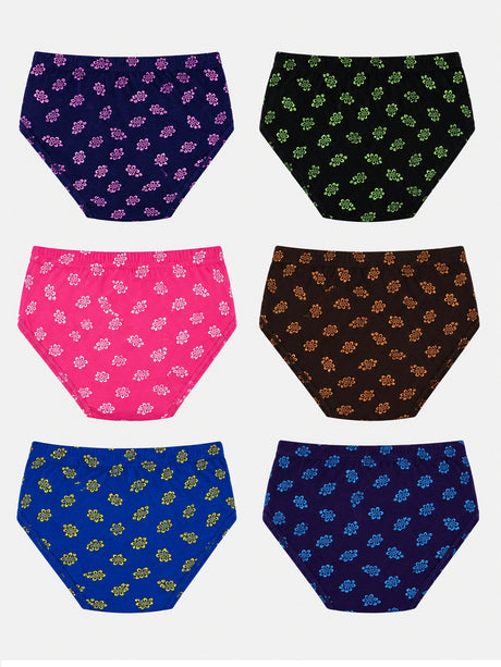 Baby Girls Panty Inner Elastic Pack of 6