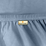 Bodycomfy 100% Cotton Hosiery Single bed Fitted Bedsheet – Geometric Print