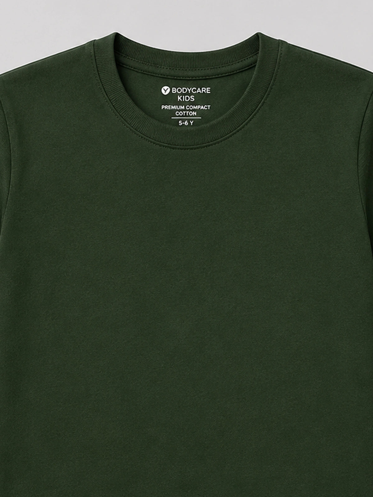 Boys 100% Cotton Plain Round Neck T-Shirt with Half Sleeves for Casual Wear and Everyday Use - Pack of 1