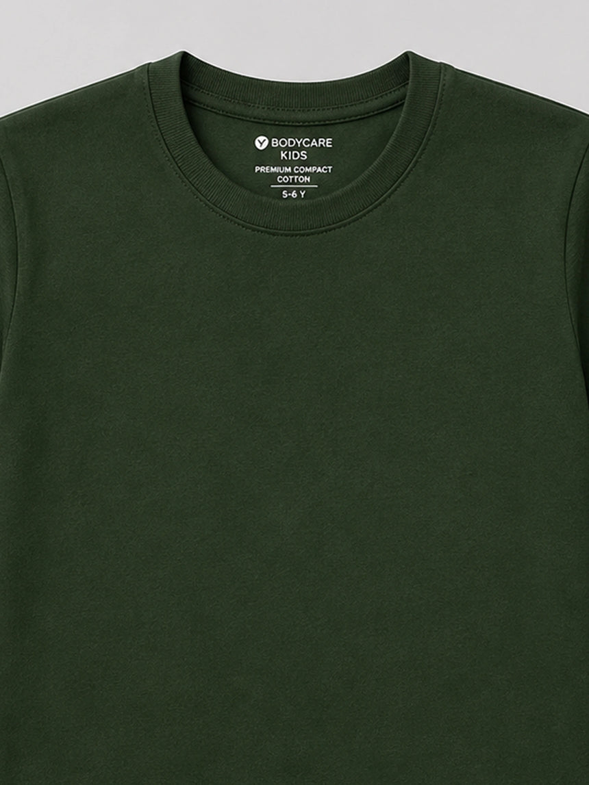 Boys Cotton T-Shirt Round Neck Half Sleeves Pack of 1