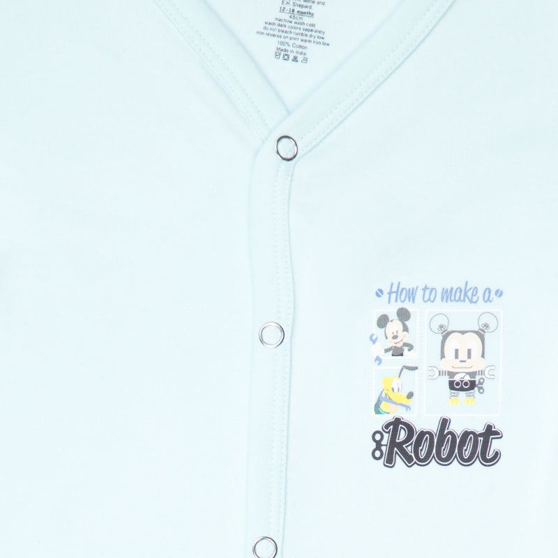 Baby Boys Romper Front Open Full Sleeves - Bodycare