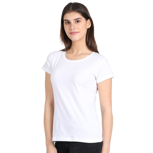 Women Cotton T-Shirt Round Neck Half Sleeves Pack of 2 - Bodycare