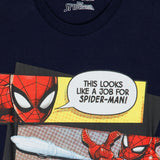 Boys Spiderman Printed Round Neck Half Sleeve T-Shirt for Casual Wear, Easy Movement and Everyday Dressing - Pack of 1