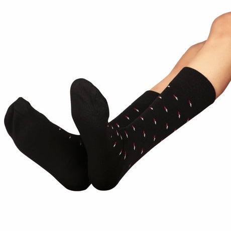 Bodycare Mens Calf Length Printed Socks Pack Of 2