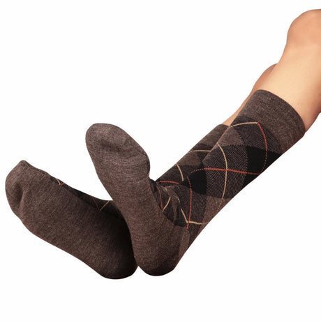 Bodycare Mens Calf Length Printed Socks Pack Of 2