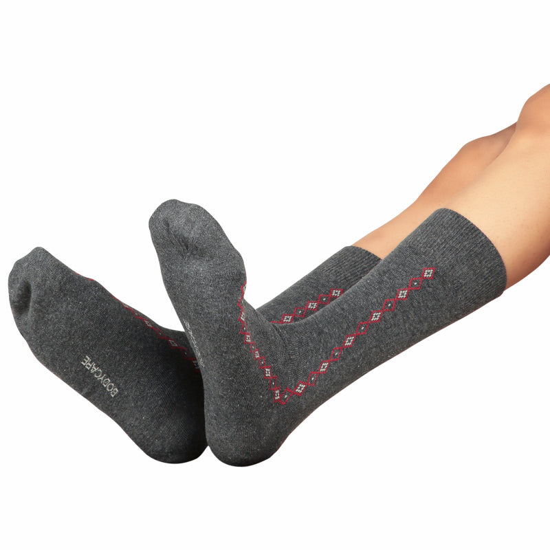 Bodycare Mens Calf Length Solid Socks Pack Of 2