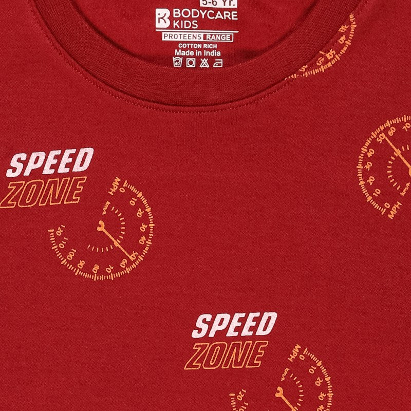 Boys T-Shirt Round Neck Full Sleeves - Bodycare