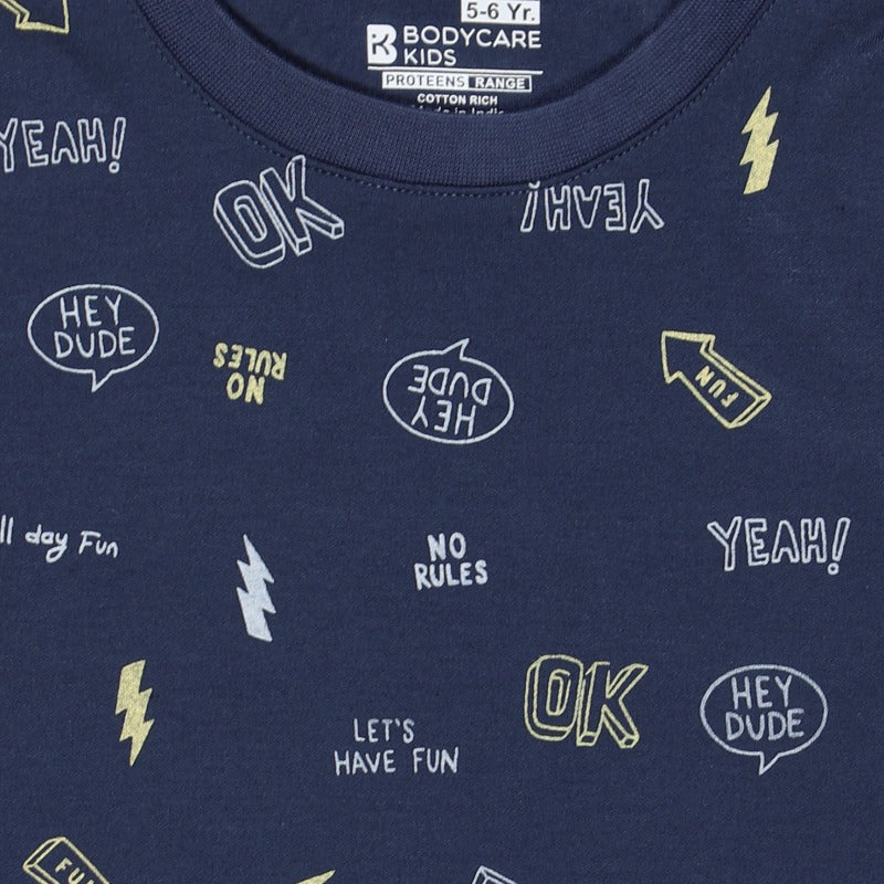 Boys T-Shirt Round Neck Full Sleeves - Bodycare
