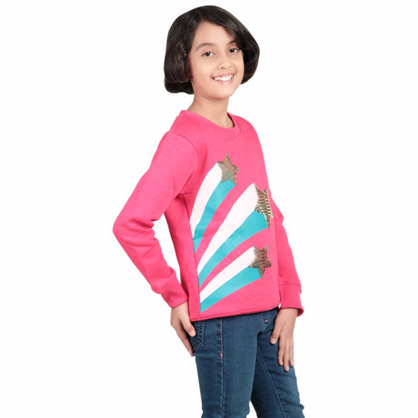Girls Sweatshirt Round Neck Full Sleeves