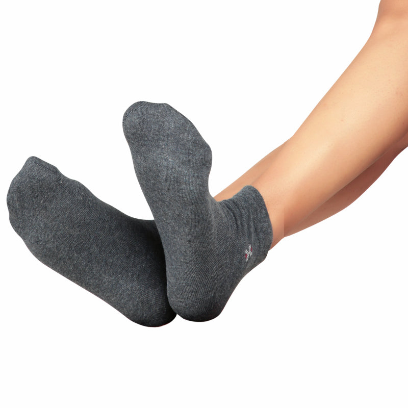 Bodycare Mens Ankle Length Solid Socks Pack Of 2