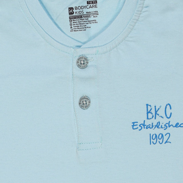 Boys Cotton T-Shirt Round Neck Half Sleeves Pack of 1 - Bodycare