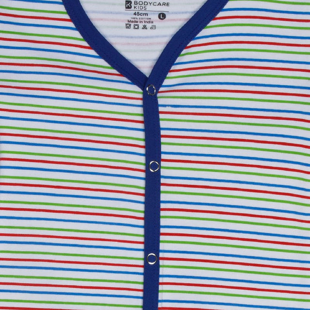 Unisex Baby Romper Front Open Full Sleeves - Bodycare