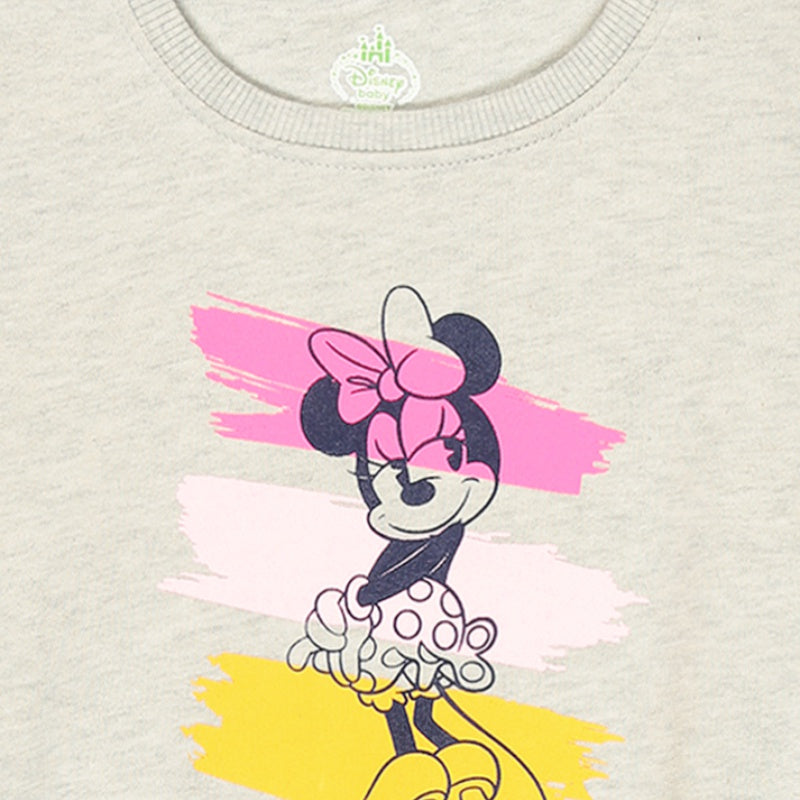 Bodycare Girls Fleece Minnie & Friends Printed Sweat Shirt
