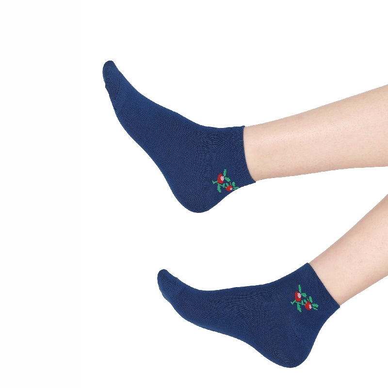 Bodycare Womens Solid Ankle Length Socks Pack Of