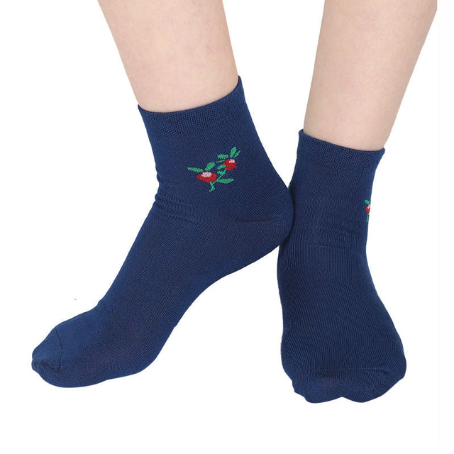 Women Cotton Spandex Socks Stretch Pack of 3 - Bodycare