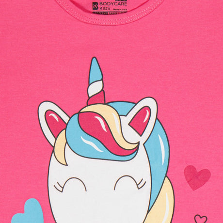 Bodycare Girls Round Neck Half Sleeves Tshirt