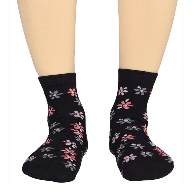 Women Cotton Spandex Socks Stretch Pack of 3 - Bodycare