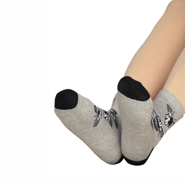 Women Cotton Spandex Socks Stretch Pack of 3 - Bodycare