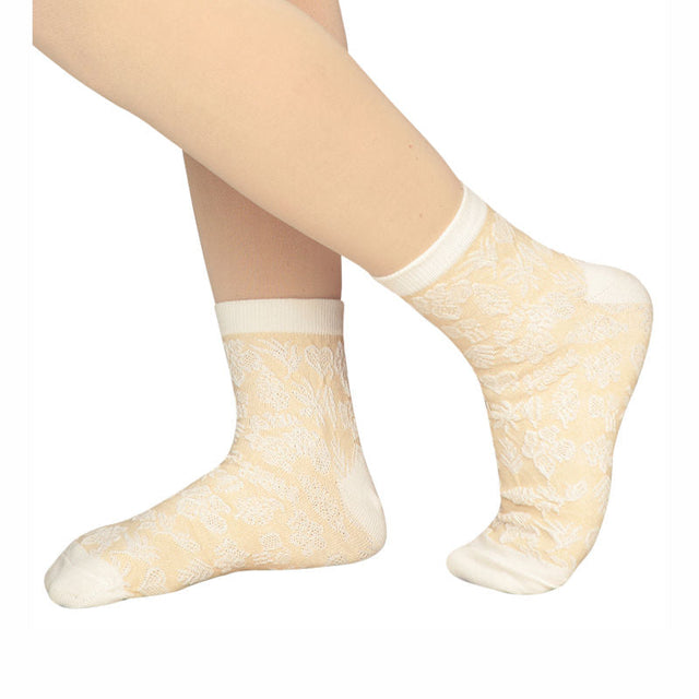 Women Cotton Spandex Socks Stretch Pack of 3 - Bodycare