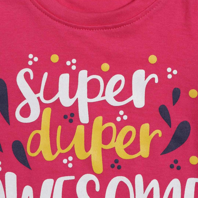 Dyca Girls Half Sleeves T-Shirt