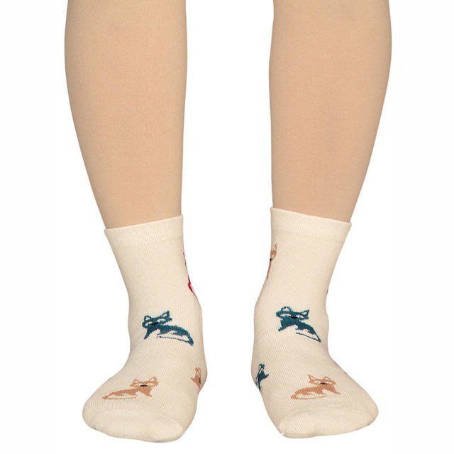 Women Cotton Spandex Socks Stretch Pack of 3 - Bodycare