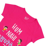 Girls 100% Cotton Round Neck Half Sleeves T-Shirt for Casual Wear, Easy Movement and Everyday Comfort
