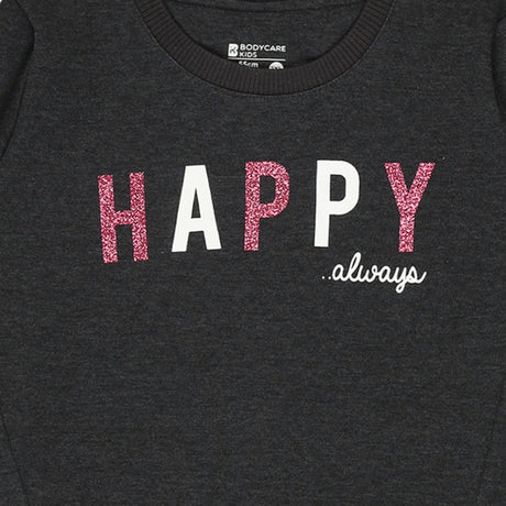 Bodycare Girls Fleece Round Neck Full Sleeves Sweat Shirt