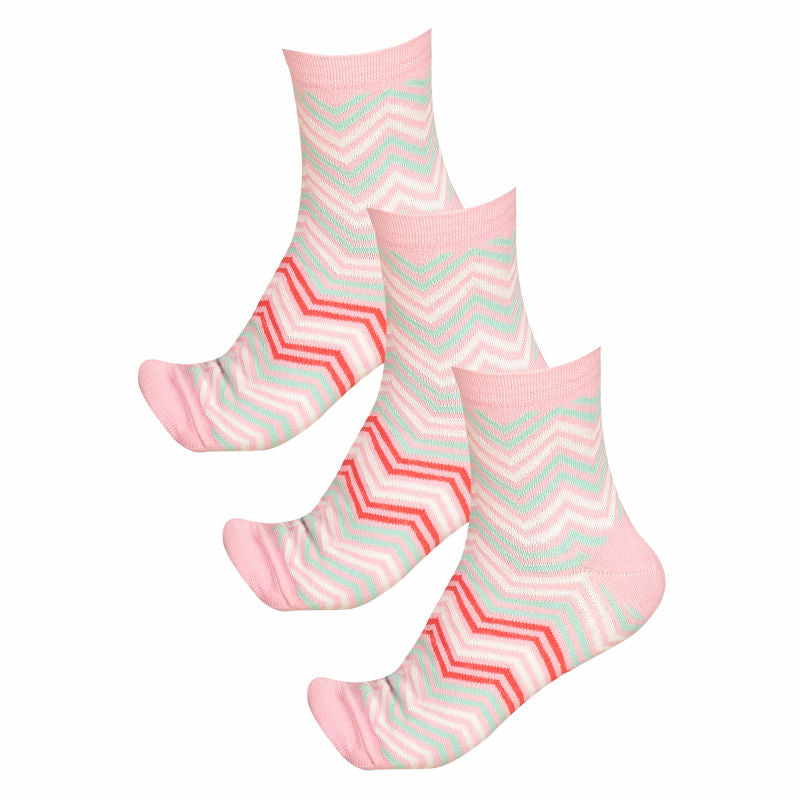 Women Cotton Spandex Socks Stretch Pack of 3 - Bodycare
