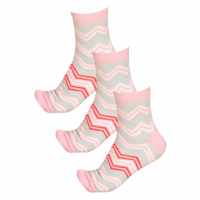 Women Cotton Spandex Socks Stretch Pack of 3 - Bodycare