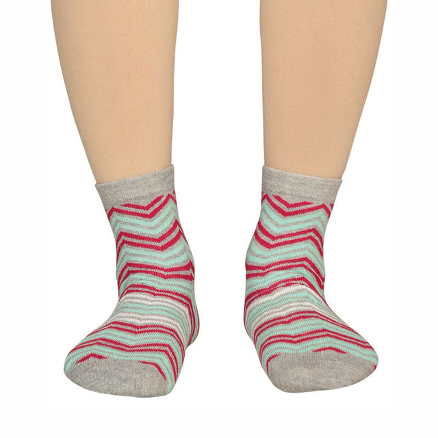 Women Cotton Spandex Socks Stretch Pack of 3 - Bodycare
