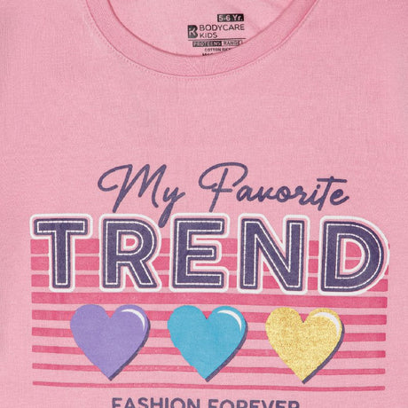 Bodycare Girls Round Neck Full Sleeves Solid Tshirt